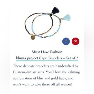 Bluma Project Capri Bracelet Set